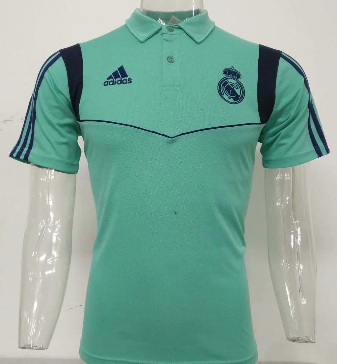 t-shirt polo homme Real Madrid 2019-2020 vert